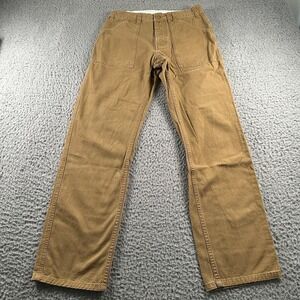 Topo Designs Men's Pants Brown 30R(28 Fits) Cotton Utility Workwear Outdoors‎